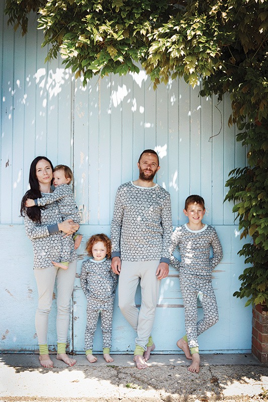 Alienor Falconer's family pyjama set