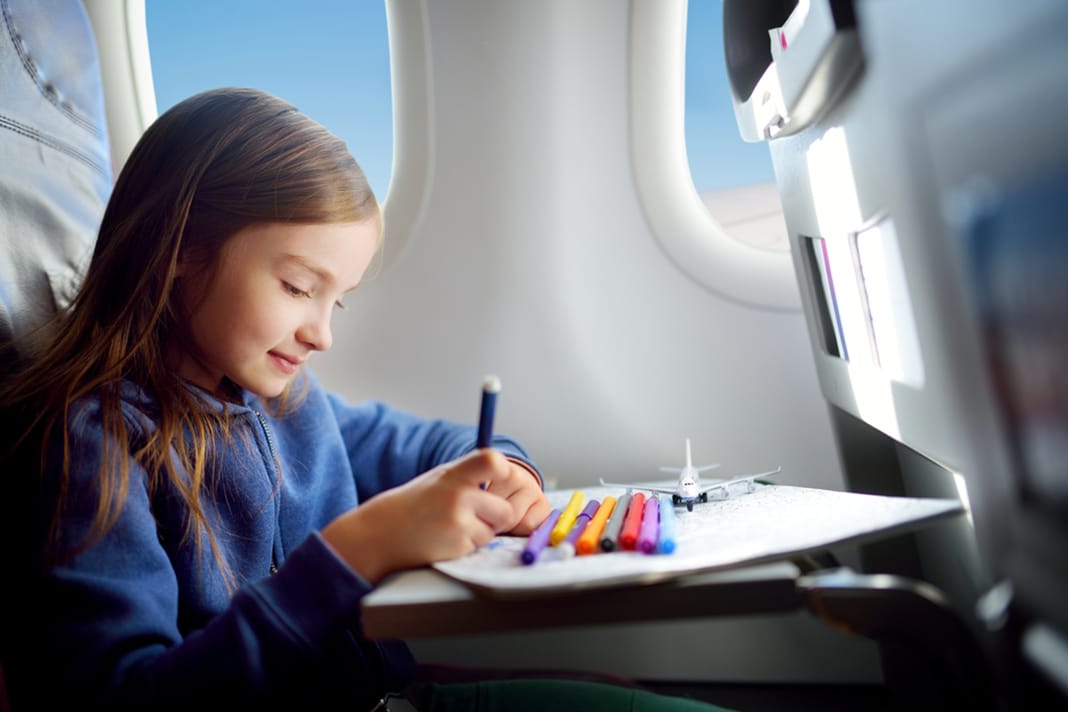 top tips for flying with children