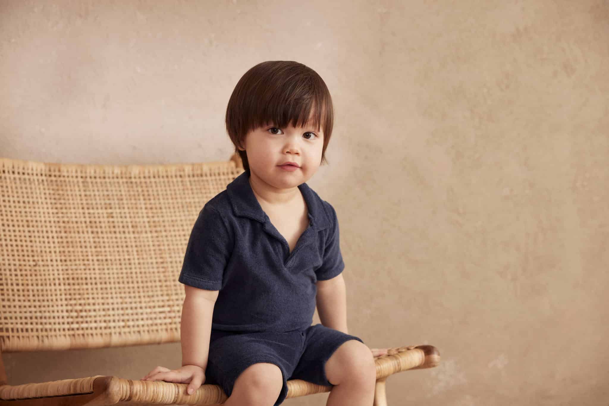 Terry Towelling Polo Shirt & Shorts Outfit