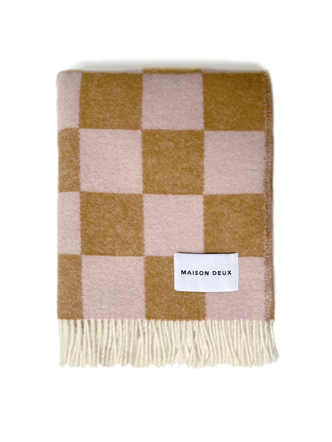 Checkerboard Blanket Terra Pink Copy