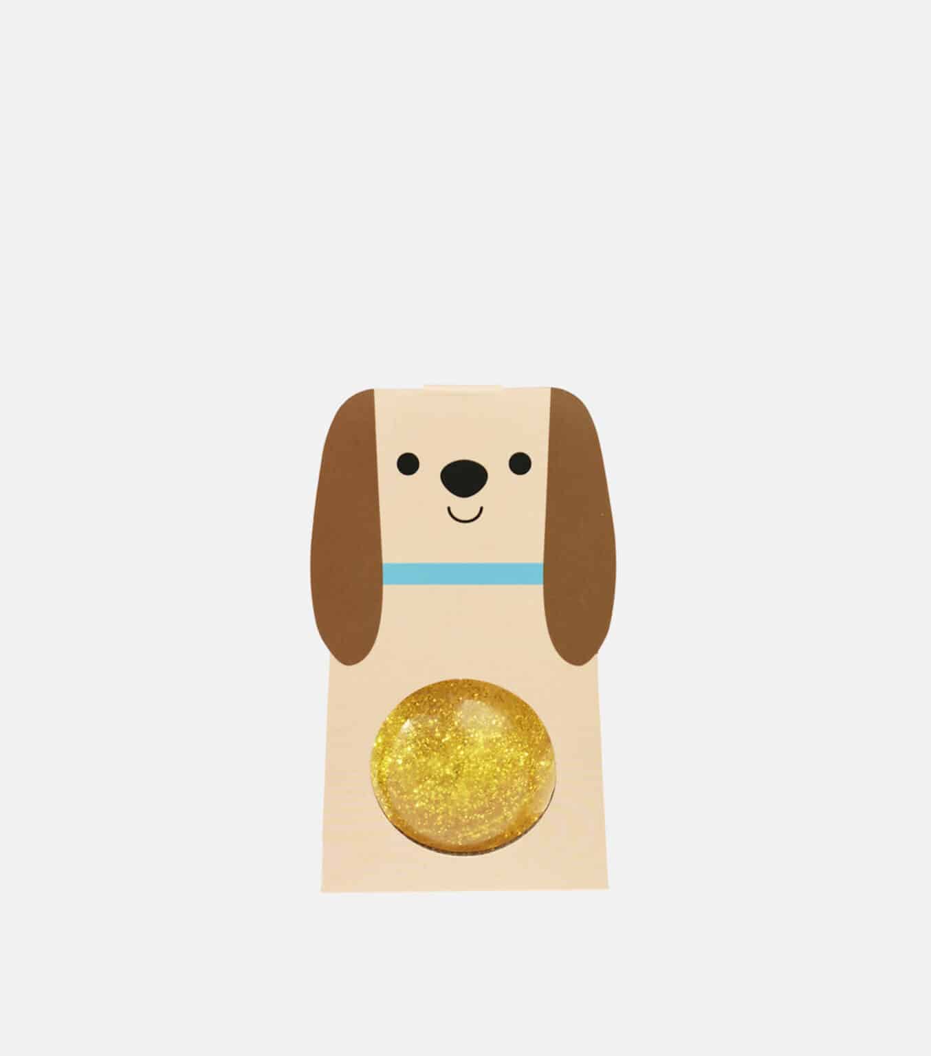 Rex Glitter Bouncy Ball Gold Dog X Copy