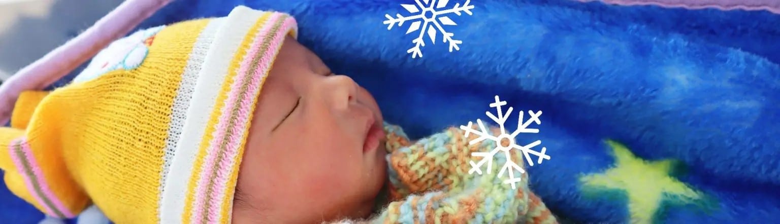 Baby Hajam Close Up Snowflakes V X