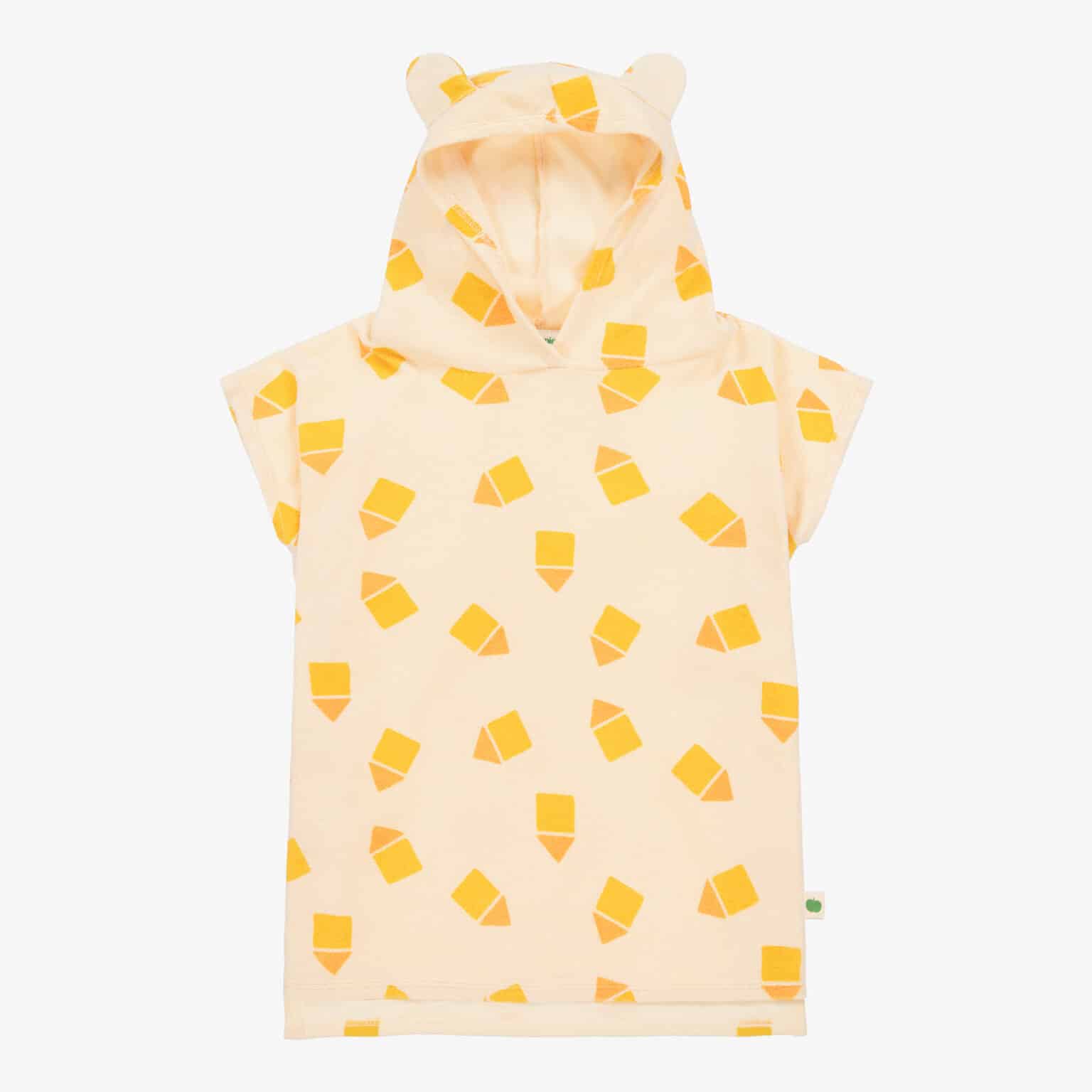 The Bonnie Mob Ivory Beach Hut Hooded Baby Towel Available At Childrensalon Com
